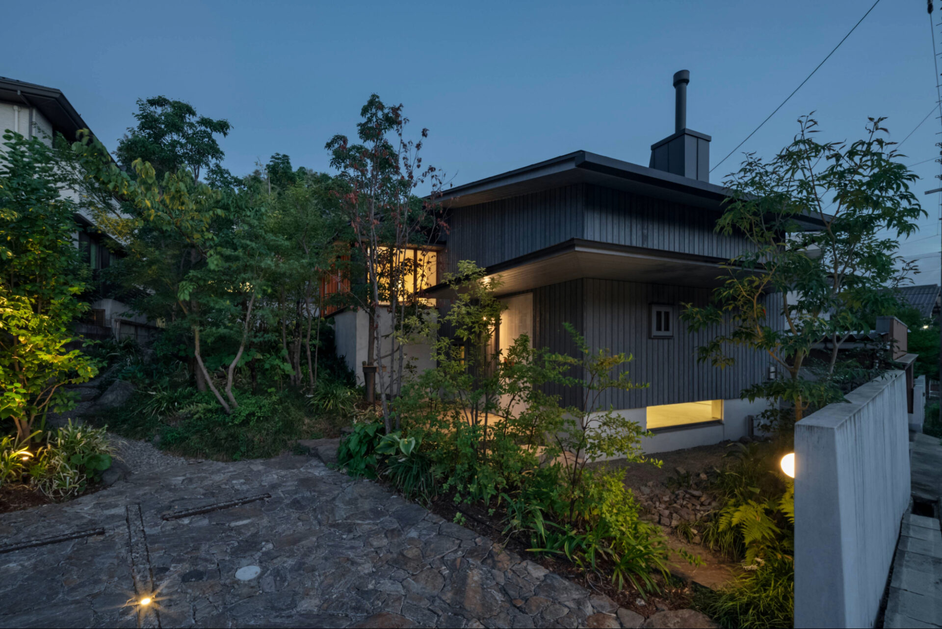 愛知県名古屋市にある一戸建て住宅の外観の建築写真