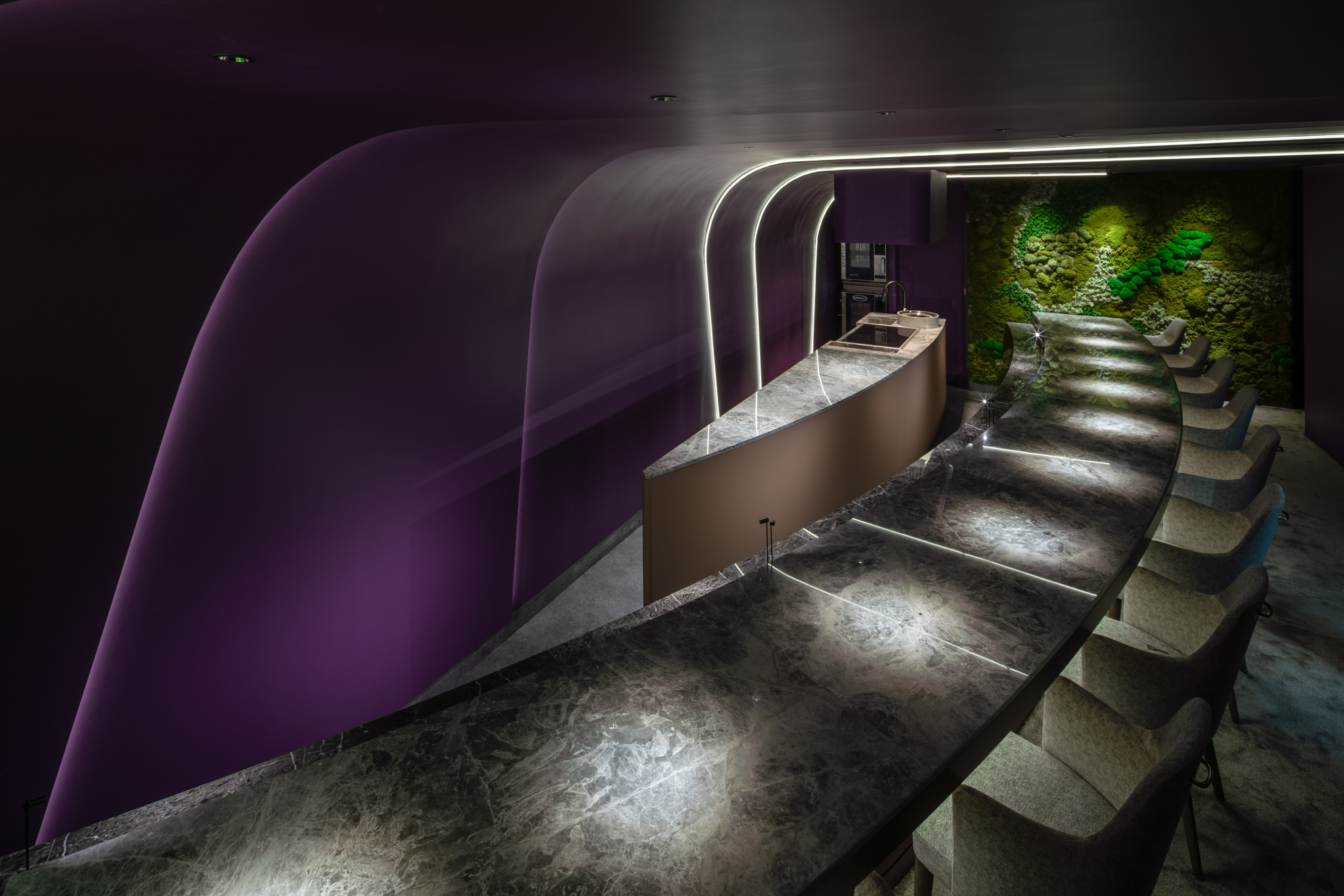 建築写真、レストランの内観、店舗デザイン