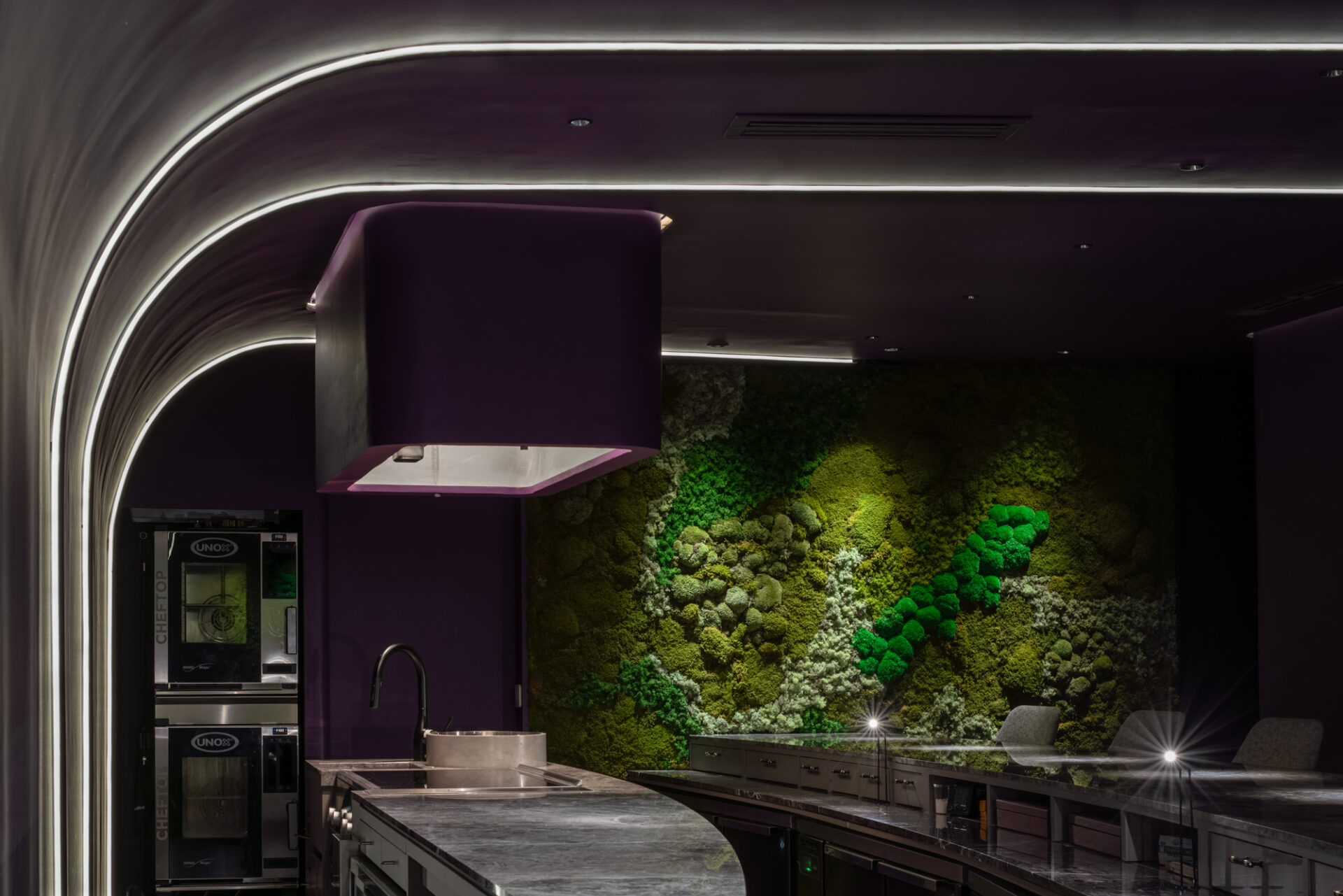 建築写真、レストランの内観、店舗デザイン